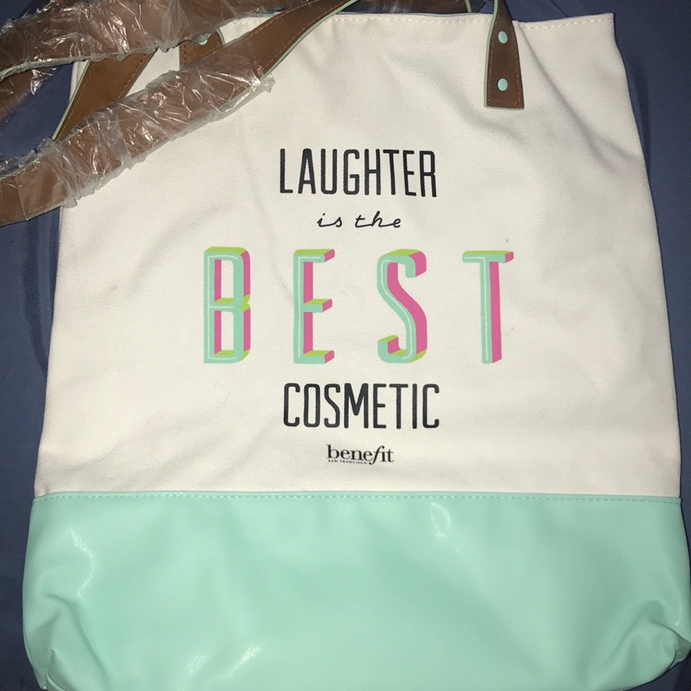 Benefit Cosmetic Tote - Laughter is the BEST